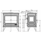 Salamandra A Lenha Revin Ferro Fundido - Godin